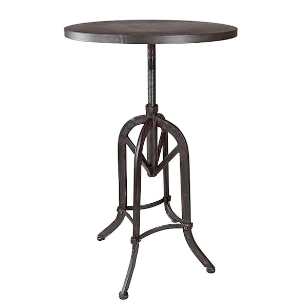 Industrial Revolution Adjustable Height Side Table